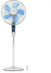 Brandson Standventilator DC Motor mit Fernbedienung + LED Display, Oszillation,