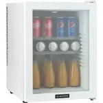Klarstein Brooklyn 42 Mini-K&uuml;hlschrank Glast&uuml;r LED Ablage Wei&szlig;