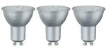 Paulmann Standard 230V LED Reflektor GU10 3er-Set3x425lm 3x6,5W 2700KAlu 28430