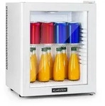 Klarstein Brooklyn 24 Mini-K&uuml;hlschrank Glast&uuml;r LED Ablage Wei&szlig;