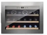 Caso Design CASO WineSafe 18 EB Inox - Design Einbau-Weink&uuml;hlschrank mit