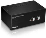 TRENDnet TK-240DP DisplayPort KVM Switch, 2-Port Dual Monitor