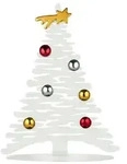 bark for christmas h 30, weihnachtsdekoration aus wei&szlig;em metall, Alessi