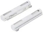 Relaxdays Folienschneider, 2er Set, f&uuml;r Frischhalte- und Alufolie, Sichtfenster,