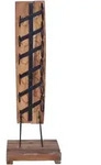 vidaXL Weinst&auml;nder f&uuml;r 6 Flaschen 35x35x100 cm Massivholz Teak