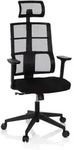 B&uuml;rostuhl / Drehstuhl SPINIO PRO Netzstoff / Stoff schwarz hjh OFFICE