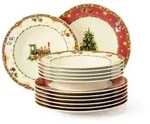 Seltmann Weiden Marie-Luise Weihnachtsnostalgie Tafelservice 12tlg.