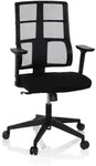B&uuml;rostuhl / Drehstuhl SPINIO Netzstoff / Stoff schwarz hjh OFFICE