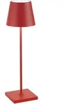 Zafferano Poldina Pro wiederaufladbare kabellose LED-Tischleuchte, Touch-Dimmer,