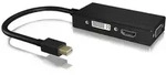 Icy Box 60234 ICY BOX IB-AC1032 DisplayPort->HDMI bk | 3-in-1 Mini DisplayPort? zu