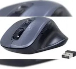 Renkforce Ergonomische Maus Bluetooth&reg;, Funk Optisch Grau 7 Tasten 1600 dpi