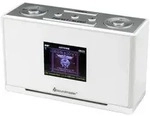 Soundmaster UR240WE Radiowecker mit Farbdisplay DAB+ UKW-Radio Dualalarm Sleeptimer