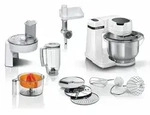 Bosch Haushalt MUMS2EW40 K&uuml;chenmaschine 700 W Wei&szlig;, Edelstahl
