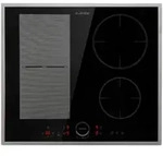 Klarstein Delicatessa 60 Hybrid Prime Einbaukochfeld Induktion 4 Zonen 7000W Schwarz