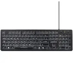 Perixx PERIBOARD-317 Perixx PERIBOARD-317, DE, beleuchtete Tastatur, USB
