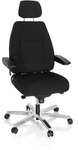 Arbeitsstuhl / Chefsessel 24 HOURS I Stoff schwarz hjh OFFICE