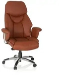 Luxus Chefsessel PRADO Kunstleder braun hjh OFFICE