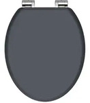 Sch&uuml;tte MDF WC Sitz SPIRIT ANTHRAZIT, Toilettendeckel mit Absenkautomatik, Klobrille