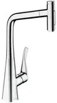 hansgrohe Metris Select M71 Einhebel-K&uuml;chenmischer 320, Ausziehbrause, 2jet, sBox,
