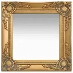 vidaXL Wandspiegel im Barock-Stil 40x40 cm Golden