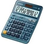 Casio DF-120EM Tischrechner 12-stelliger LCD-Monitor Blau