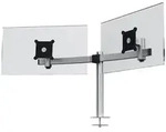 DURABLE 508623 DURABLE Monitorhalterung, f&uuml;r 2 Monitore, Tischf&uuml;hrung