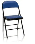 Konferenzstuhl / Besucherstuhl / Klappstuhl TUDELA PU blau hjh OFFICE