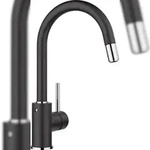 BLANCO GmbH + Co KG BLANCO MIDA-S Armatur, Wasserhahn silgranitschwarz Hochdruck