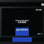 Goodram CX400 gen.2 2.5" 512 GB Serial ATA III 3D TLC NAND