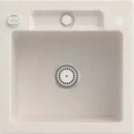 Villeroy & Boch Villeroy&Boch Sp&uuml;lbecken, K&uuml;chensp&uuml;le Siluet 50 S Crema 510x510mm,