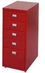 Mendler Rollcontainer Boston T851, Schubladenschrank Stahlschrank, 69x28x41cm 5