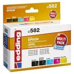 edding Tintenpatrone 18-582 wie Epson T33XL sw/ph.sw/c/m/y 5 St./Pa