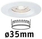 Paulmann LED Einbauleuchte Nova Mini Coin Einzelleuchte starr IP44 rund 65mm Coin 4W