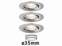 Paulmann LED Einbauleuchte Nova Mini Coin Basisset schwenkbar rund 66mm 15° Coin