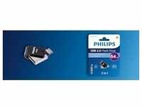 Philips FM64FD70B/00 USB-Stick 64 GB USB Typ-A 2.0 Schwarz