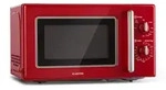 Klarstein Caroline Mikrowellen-Grill 20 Ltr 700 W / 1000 W &Oslash; 25,5cm Retro Rot