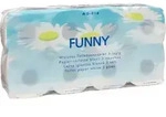 Plock Toilettenpapier "Funny" 3-lagig Zellstoffpapier mit Motivpr&auml;gung
