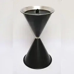 Standaschenbecher Diabola 71x40cm schwarz SZAGATO Made in Germany Aschenbecher f&uuml;r
