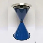 Standaschenbecher Diabola 71x40cm blau SZAGATO Made in Germany Aschenbecher f&uuml;r