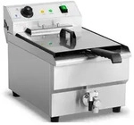 Royal Catering Elektro-Fritteuse - 16 l - 6000 W - 400 V - Ablasshahn -