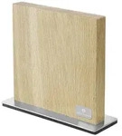 ZASSENHAUS Messerblock Magnet Eiche 28x9x25,5cm