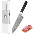 Zayiko Black Edition Kiritsuke I 20cm Klinge I dunkler Damast I Pakkaholz