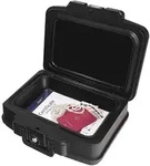 HMF 250452 Feuerfeste Wasserdichte Dokumentenbox, DIN A4, 44,5 x 16,5 x 33 cm,