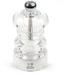 PEUGEOT Salzm&uuml;hle NANCY 9cm Acryl Transparent Stahlmahlwerk Gew&uuml;rzm&uuml;hle