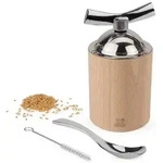 PEUGEOT Leinsamenm&uuml;hle ISEN 13cm Buchenholz Natur Stahlmahlwerk