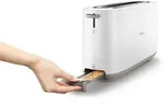 Philips Toaster Daily 1 Schlitz Toaster Hd2590 1030W Wei&szlig;