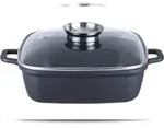 Kopf Br&auml;ter Santorin (Aluguss, 3,8 Liter, inkl. Glasdeckel mit Aromaknopf,