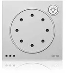 Ritto Portier T&uuml;rsprechmodul mit Lichttaste silber, (Bus-System)