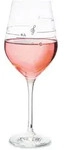 Donkey Products Glass Of Music Weinglas mit Tonleiter Aufdruck, 540 ml