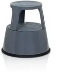Tritthocker / Rollhocker TIO-M II Metall dunkelgrau hjh OFFICE